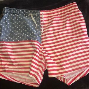 Chubbies American Flag Swim Trunks